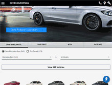 Tablet Screenshot of keyesmercedes.com